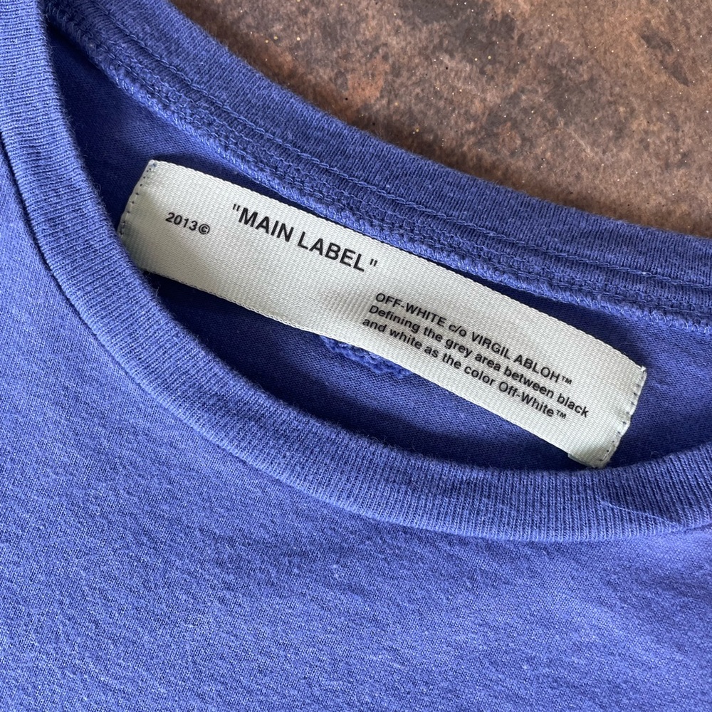 Off White Virgil Abloh Main Label Split Diagonals… - image 3